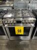 FRIGIDAIRE PCFG3080AFD 30in GAS RANGE 6 BURNERS SS, S/N- VF50677852 RETAIL $1899