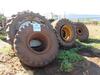 LOT (20 ) ASST'D USED TIRES, 20.5-25, 30.5L-32, 525R125, 18.00-25, (FIELD EQUIPMENT YARD)