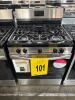 FRIGIDAIRE FCRG3052BS 30in GAS RANGE 5 BURNERS SS, S/N-VF40799806 RETAIL $999