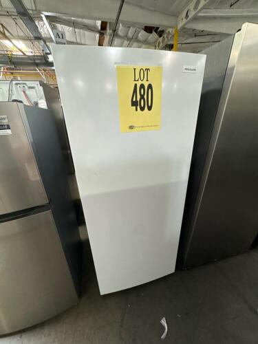 Frigidaire FFFU13F2VW 13 Cu. Ft. Upright Freezer, featuring Frost-Free operation, EvenTemp&trade; Cooling System, Power Outage Assurance, Door Ajar and High Temp Alarm, Floor-Projected Power-On Indicator, Garage Ready, Reversible Door, 4 adjustable wire shelves