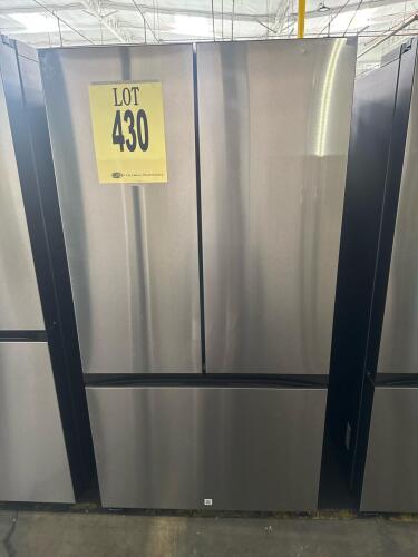 Samsung RF24BB6200QL 24 cu. ft. Stainless Steel 3-Door French Door Refrigerator with AutoFill Internal Water Pitcher, Wi-Fi and SmartThings compatible, Energy Star rated, Twin Cooling Plus system, 35.75"W x 28.75"D x 70"H, internal water pitcher, gallon d
