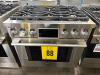 SIGNATURE SKSGR360S 36in FREESTANDING GAS PRO SMART RANGE 6 BURNERS SS, S/N-201KMMC0K819 RETAIL $7899