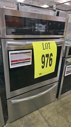 Frigidaire 24-inch SINGLE GAS WALL OVEN WITH AIR FRY, Model: GCWG2438AF, Serial Number: 9F24850967, RETAIL: $2399
