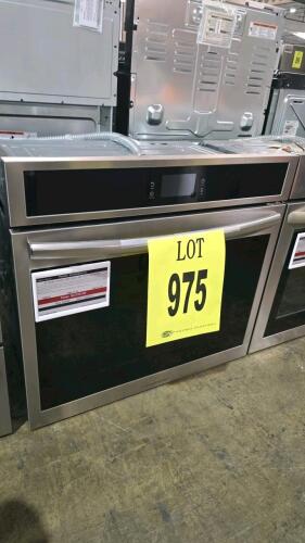 Frigidaire GCWS3067AFA is a single electric wall oven from Electrolux Home Products. It features a 5.3 cu. ft. capacity, self-cleaning system, convection, and touch controls., it runs on a 240V/208V power supply, SERIAL: VF20718015, RETAIL: $2899