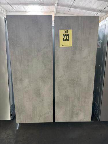 Miele MasterCool K 2802 Vi all refrigerator and F 2812 Vi freezer, integrated panel-ready design, 30" wide each, 83.75" H, 24" D, SmartFresh drawers, Push2open doors, built-in ice maker (freezer), LED BrilliantLight, WiFiConn@ct enabled, 110-120V, made in