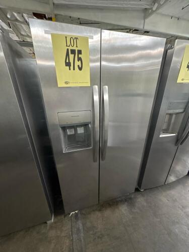 Frigidaire FRSC2333ASA 22.3 Cu. Ft. Side-by-Side Refrigerator featuring EvenTemp&trade; Cooling System, Fresh Storage Crispers, SpaceWise&reg; Organization System, Deep Full-Depth Shelving, Counter-Depth Design, Deli Drawer, Bright LED Lighting, Serial Number: 4A50