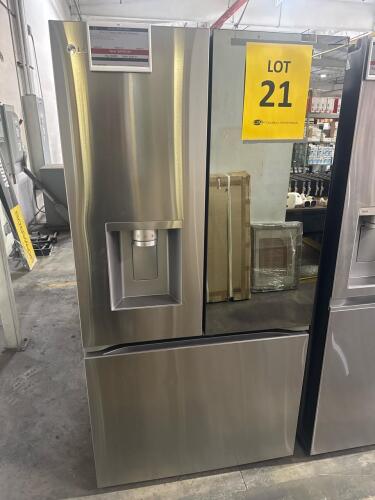 LG LF26C6230V 36in COUNTER DEPTH MAX 3-DOOR FRENCH DOOR REFRIGERATOR SS S/N-304KRREMH910 RETAIL $4,500