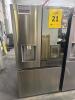 LG LF26C6230V 36in COUNTER DEPTH MAX 3-DOOR FRENCH DOOR REFRIGERATOR SS S/N-304KRREMH910 RETAIL $4,500