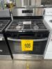 WHIRLPOOL WFG320M0MS 30in FREESTANDING GAS RANGE W/BROILER DRAWER SS,S/N-VEE0326604 RETAIL $919