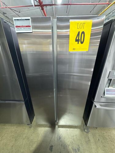 SAMSUNG RS28A500ASR 36in SMART SIDE-BY-SIDE REFRIGERATOR SS, S/N-0B804BBY900013Y RETAIL $1,150