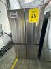 SAMSUNG RF23DB96009QL 36in BESPOKE COUNTER DEPTH 4-DOOR FLEX REFRIGERATOR SS, S/N-1MZ043AX700510N