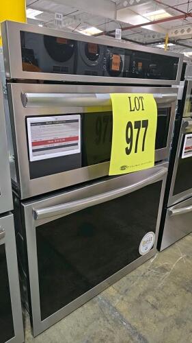 Frigidaire GCWM3067AF 30" Electric Wall Oven/Microwave Combo featuring Total Convection System, Air Fry, Serial Number: VF22721776.RETAIL: $3799