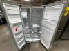 FRIGIDAIRE GALLERY GRSC2352AF 36in COUNTER DEPTH SIDE-BY-SIDE REFRIGERATOR SS, S/N-4A14710386 RETAIL $1849 - 2