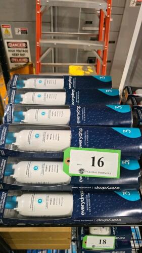 LOT OF 15, EVERYDROP #3 REFRIGERATOR FILTERS