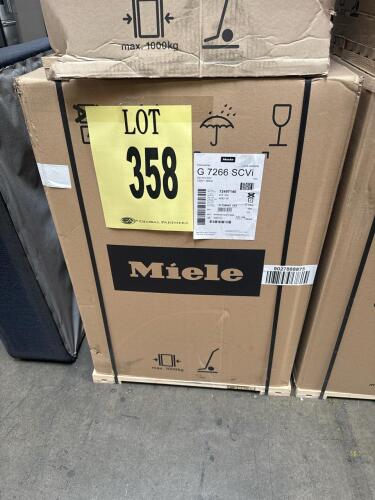 Miele G 7266 SCVi Fully Integrated Dishwasher, featuring 3D MultiFlex Cutlery Tray, ExtraComfort Baskets, QuickIntenseWash, SaniWash, Extra Quiet 39 dB(A), Rinse &amp; Hold, BottleClean, Quick, IntenseZone, Extra Clean, Extra Dry, AutoOpen Drying, SensorD