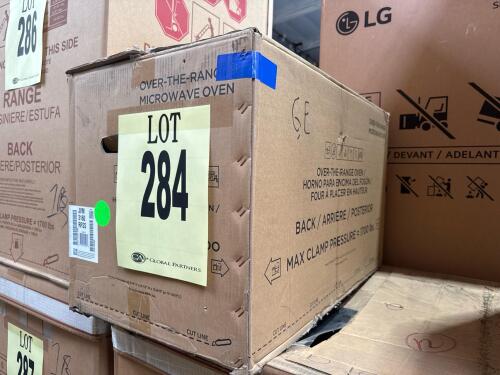 GE JVM3160RFSS Over-the-Range Microwave Oven featuring 1.6 cu. ft. capacity, SERIAL: LA213206L