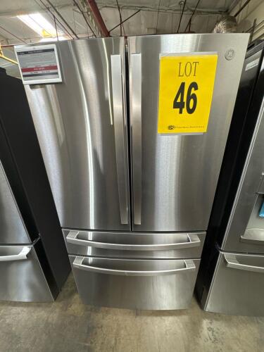 GE PROFILE PJE23BYWFS 36in SMART COUNTER-DEPTH 4-DOOR FRENCH-DOOR REFRIGERATOR SS, S/N-SZ129017 RETAIL $4,399