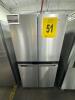 WHIRLPOOL WRQA59CNKZ 36in COUNTER DEPTH 4-DOOR REFRIGERATOR SS, S/N- TMA5071182 RETAIL $2599