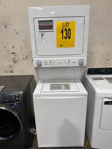 FRIGIDAIRE FLCG7522AW GAS WASHER /DRYER LAUNDRY CENTER 27in SN/-4E40204867 RETAIL $1949