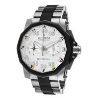 CORUM, MEN'S ADMIRAL'S CUP LEAP SECOND AUTO CHRONO TITANIUM AND BLACK RUBBER WATCH, CORUM-895-931-06-V791AA92 (IN ORIGINAL BOX) - MSRP: $23400 US