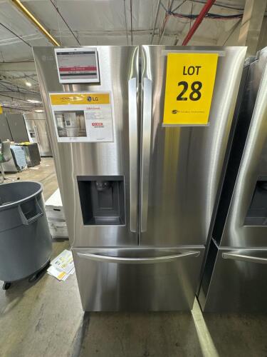 LG LRFXS3106S 36in SMART STANDARD-DEPTH MAX FRENCH DOOR REFRIGERATOR SS, S/N-309KRJUNV028 RETAIL $2,700
