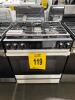 Samsung BESPOKE NSG6DB870012 30 Inch Slide-In Gas Smart Range with 5 Sealed Burners White Glass, S/N-0LMU7DAX200585P RETAIL $2699