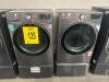 LG SET WM4000HBA 27 in FRONT LOAD WASHER W/PEDESTAL S/N-110TNLE1B664, AND LG 27in DLGX4001B GAS DRYER W/PEDESTAL S/N-110KWYP49066, 506OSLQG0960 RETAIL $3516