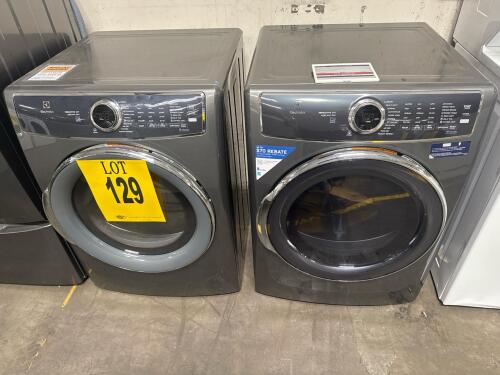 LOT OF 2 ELECTROLUX, DRYERS ELFG7637BT0 S/N-4D22101717 AND ELFG7637AT0 RETAIL $ 2953