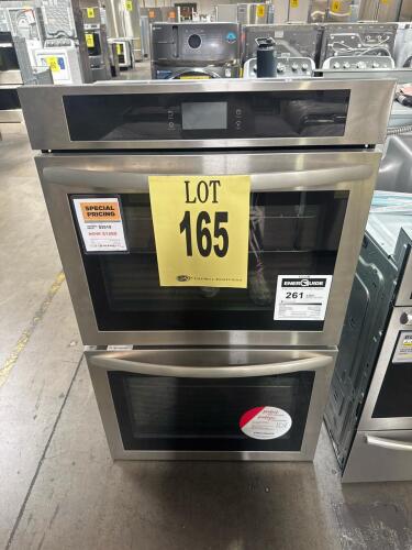 Frigidaire FCWD3027ASA 30" Double Electric Wall Oven, featuring 10.6 cu. ft. total capacity, Fan Convection in both ovens, Self-Cleaning with 2, 3, and 4-hour cycles, 4.3" Full Color Capacitive Touch Digital Control Panel, 2,500W Bake and 4,000W Broil ele