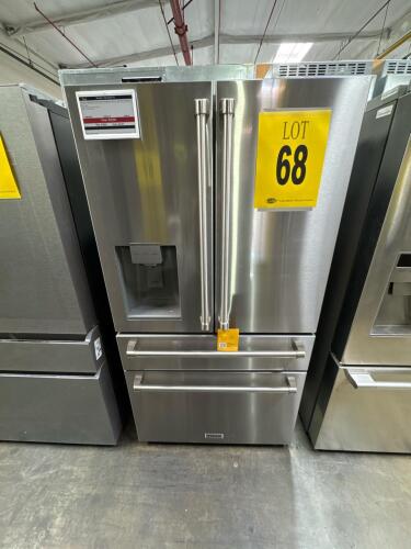 THOR TRF3601FD 36in PROFESSIONAL FRECH DOOR REFRIGERATOR SS, S/N-TRF3601FD22060166 RETAIL $4599