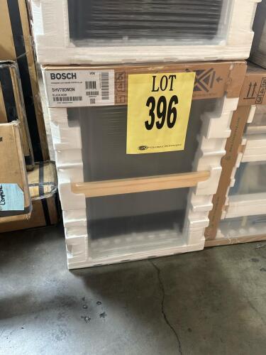 Bosch SHV78DM3N black built-in dishwasher with 16 place settings, ultra-quiet 42 dBA operation, 3 flexible racks, stainless steel interior, ENERGY STAR certified, top touch controls, InfoLight&reg;, AquaStop&reg; leak protection, Home Connect WiFi, serial# 105060