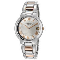 RAYMOND WEIL, WOMEN'S JASMINE TWO-TONE STEEL SILVER-TONE DIAL WATCH, RW-5235-S5-01658 (IN ORIGINAL BOX) - MSRP: $1595 US