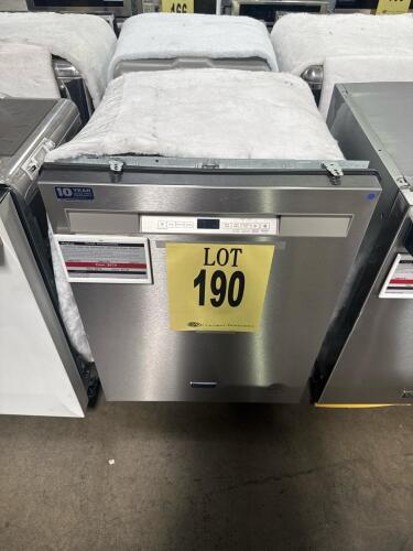 Maytag MDB4949SKZ0 Built-In Dishwasher featuring Dual Power Filtration, PowerBlast Cycle, Heated Dry, Leak Detect, Fingerprint Resistant Stainless Steel, chopper blade, and stainless steel tub, Serial Number: FB2902665