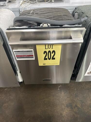 Signature Kitchen Suite SKSDW2401S PowerSteam Stainless Dishwasher, features a quiet 40 dBA operation, ENERGY STAR certified, accommodates 14 place settings, offers 9 wash cycles, includes LED interior lighting, PowerSteam technology, built-in WiFi, and i