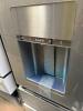 CAFE CXE22DM5PES5 36in COUNTER DEPTH 4-DOOR FRENCH-DOOR REFRIGERATOR IN PLATINUM GLASS, S/N-DA520503 RETAIL $4599 - 3