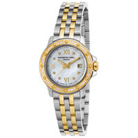 RAYMOND WEIL, WOMEN'S DIAMOND TANGO SS AND GOLD-TONE SS MOP DIAL SS WATCH, RW-5399-SPS-00995 (IN ORIGINAL BOX) - MSRP: $1895 US