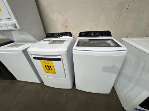 ELECTROLUX GASHER AND DRYER , FLVW7523BW S/N-KC50900871, FLVG7523BW S/N-KD44400988