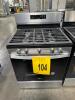 WHIRPOOL WFG550S0LZ 30in GAS RANGE 5 BURNERS W/AIR FRY SS, S/N-RA3915551 RETAIL $1369