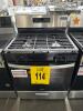 WHIRLPOOL WFG320M0MS 30in FREESTANDING GAS RANGE W/BROILE DRAWER SS, S/N-VED2501192 RETAIL $919