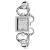 GUCCI, WOMEN'S TORNABUONI DIAMOND STAINLESS STEEL MOP DIAL SS SQUARE WATCH, GUCCI-YA120517 (IN ORIGINAL BOX) - MSRP: $1120 US