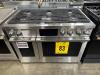 DACOR DOP48T960GS 48in GAS RANGE TRADITIONAL STYLE, 6 BURNERS DUAL OVEN SS, S/N-0KV67DBY600001M RETAIL $11,049