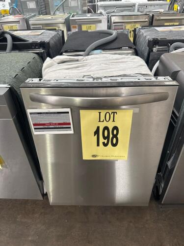 Frigidaire FDSH4501AS5A 24" Built-in Dishwasher with EvenDry technology, stainless steel finish, top control panel, 49 decibel sound level, third rack for utensils, 14 place settings, ENERGY STAR and NSF Certified, 5 wash cycles, delay start, dimensions 3