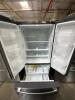 GE GNE25JYKFS 33in ENERGY STAR FRENCH DOOR REFRIGERATOR SS, S/N-MV338343 RETAIL $2,299 - 2