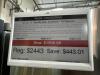 LG LRSOS2706S 36in SIDE-BY-SIDE INSTAVIEW REFRIGERATOR SS S/N-402MRTT3L513, RETAIL $2,400 - 5