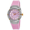 SALVATORE FERRAGAMO, WOMEN'S DIAMOND PINK RUBBER AND DIAL WATCH, FERRAGAMO-FIG050015 (IN ORIGINAL BOX) - MSRP: $1895 US