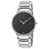 RADO, MEN'S DIAMOND CENTRIX STAINLESS STEEL BLACK DIAL STAINLESS STEEL WATCH, RADO-R30630713 (IN ORIGINAL BOX) - MSRP: $3300 US