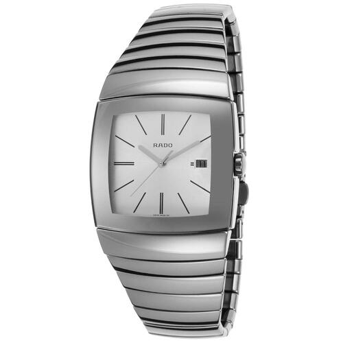 RADO, MEN'S DIASTAR GUNMETAL CERAMIC SILVER-TONE DIAL GUNMETAL CERAMIC WATCH, RADO-R13719122-SD "STORE DISPLAY" (IN ORIGINAL BOX) - MSRP: $2600 US