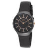 RADO, WOMEN'S TRUE THINLINE DIAMOND BLACK GENUINE RUBBER DIAL & CERAMIC WATCH, RADO-R27742709 (IN ORIGINAL BOX) - MSRP: $2500 US