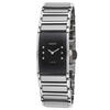 RADO, WOMEN'S INTEGRAL DIAMOND SS AND SILVER-TONE CERAMIC BLACK DIAL WATCH, RADO-R20786759-SD "STORE DISPLAY" (IN ORIGINAL BOX) - MSRP: $2100 US