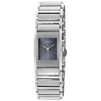 RADO, WOMEN'S INTEGRAL CERAMOS AND SS GREY DIAL WATCH, RADO-R20747202 (IN ORIGINAL BOX) - MSRP: $1800 US